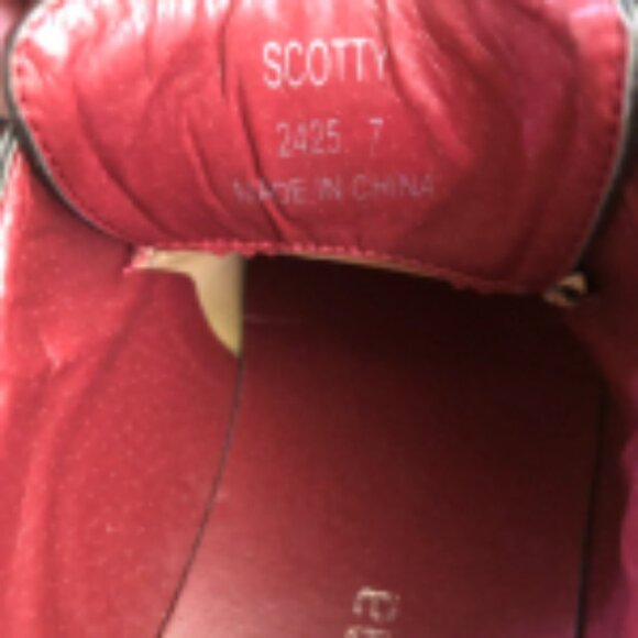 Electric Karma Scotty Wine Loafer Shoes Double Buckle Leather Burgundy Women's 7 - Picture 9 of 10